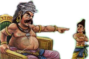 Narasimha avatar- Hiranyakashipu and Prahlad Narasimha avatar- Hiranyakashipu and Prahlad