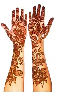 Mehendi hands for Karwa Chauth