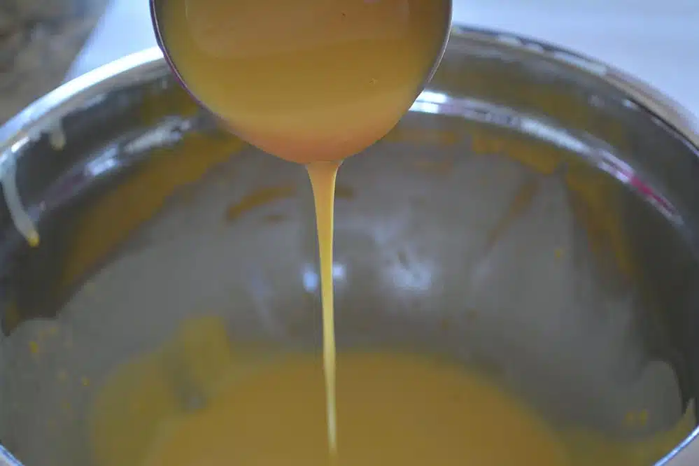 Sweet Boondi batter consistency