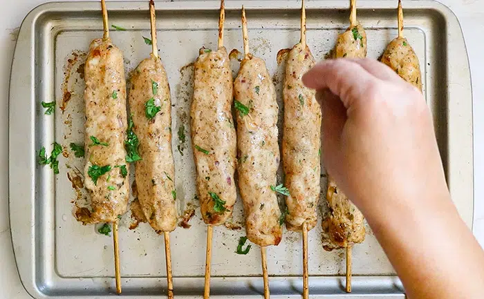 Grill the kebab