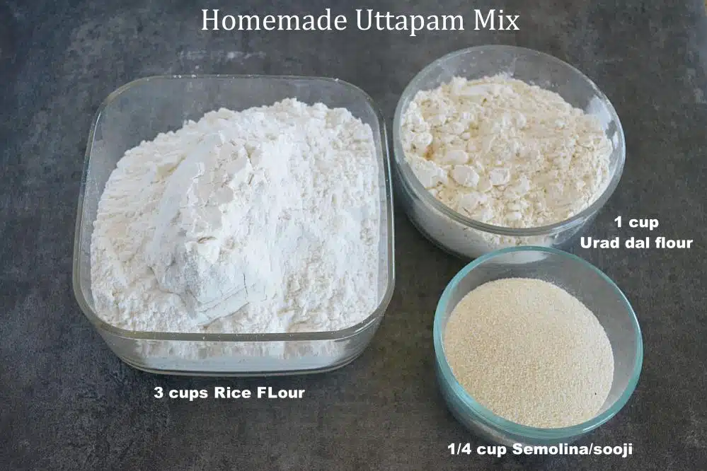 Homemade Instant Uttapam Mix