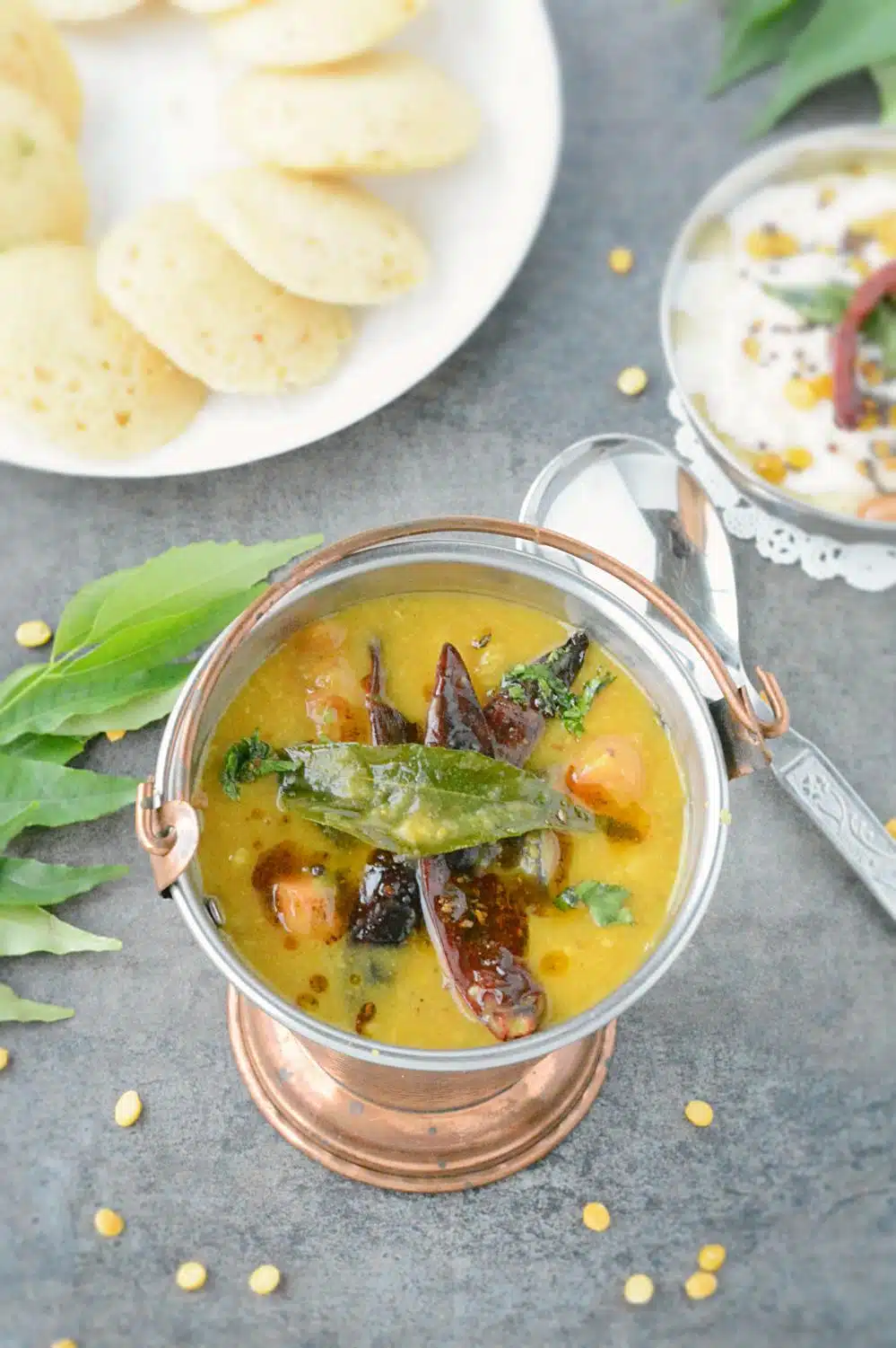 Sambar no onion no garlic recipe
