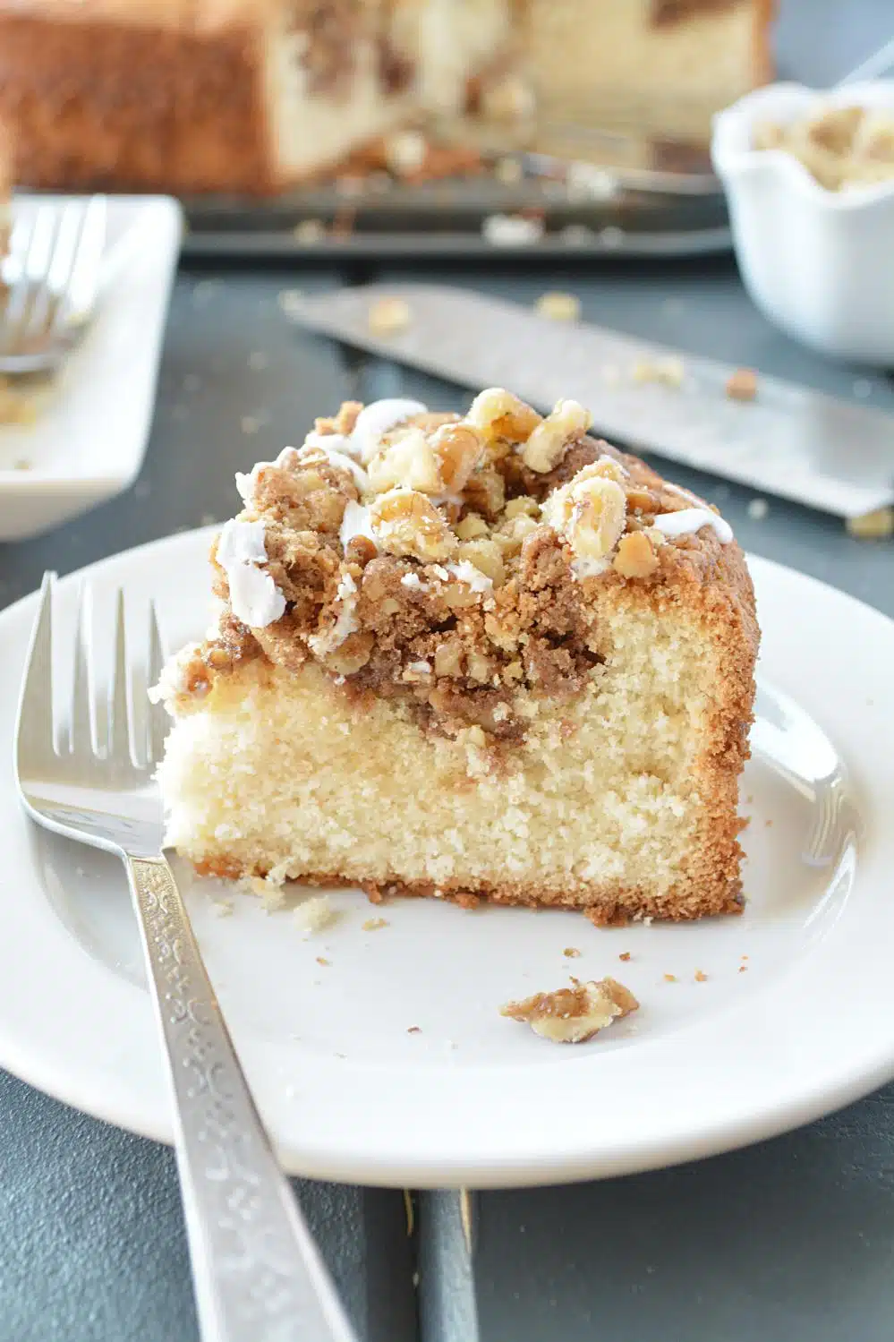 Walnut Crumble Coffee Cake