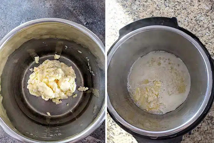 Ghee with homemade butter