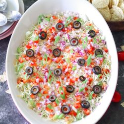 Step by Step 7-layer dip recipe