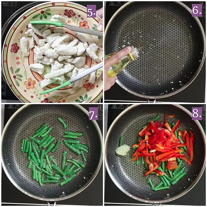 Cook vegetables
