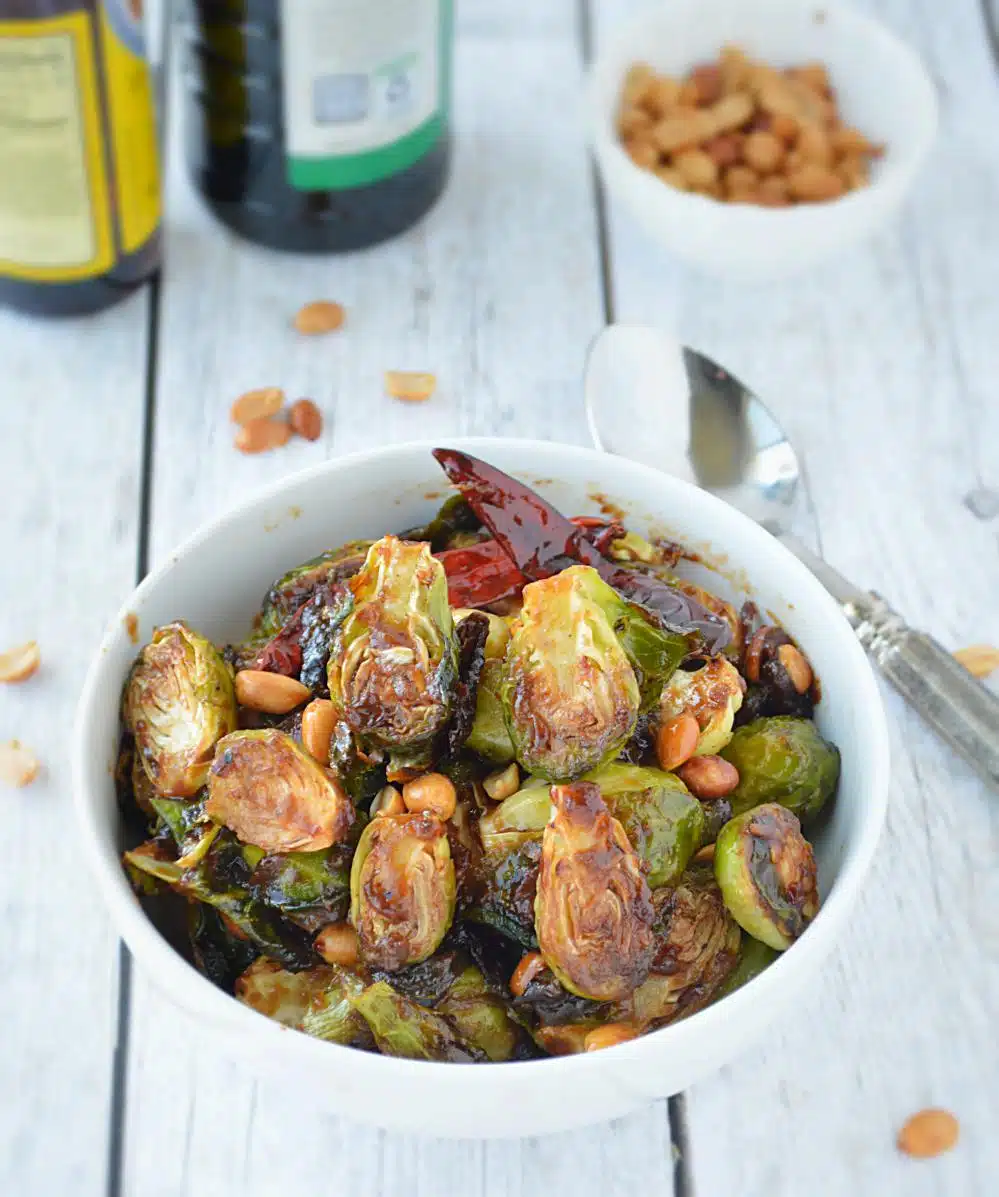 How to make Kung Pao Brussels Sprouts