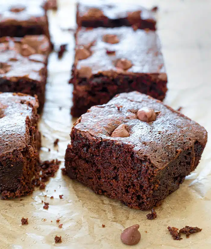 Aquafaba vegan brownies