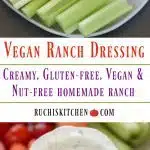 Vegan Ranch Dressing - Ruchiskitchen.com