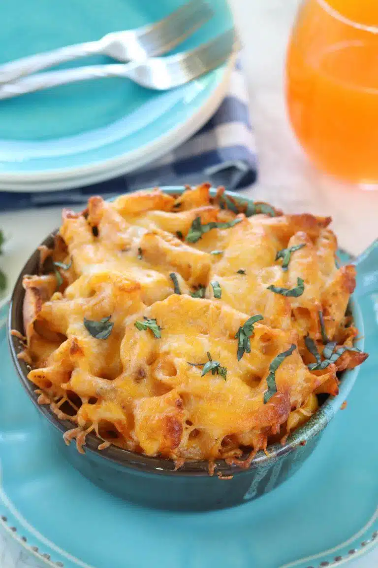 Baked Ziti With Summer Vegetables - Ruchiskitchen