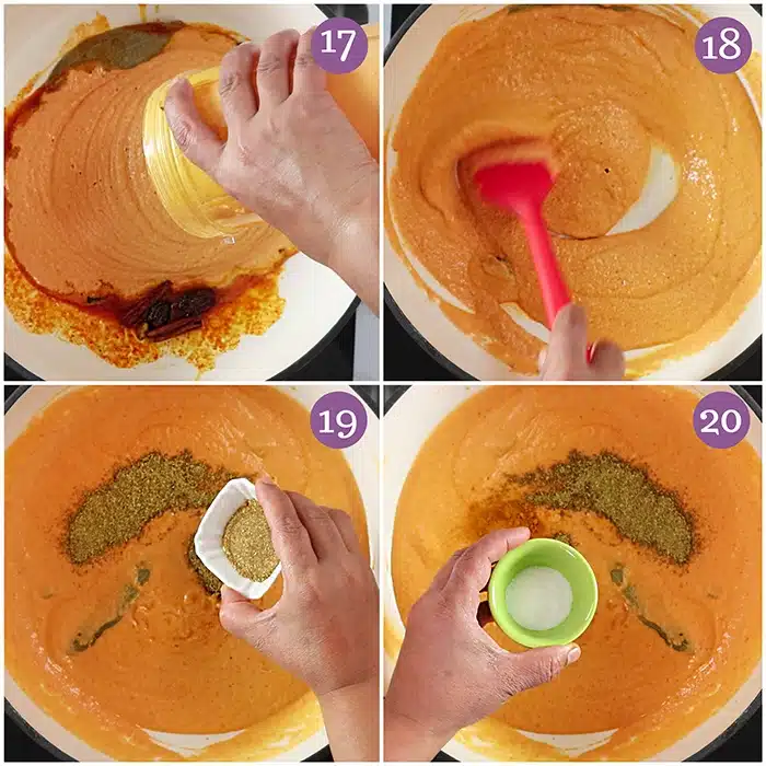 Cook the Paneer Butter Masala gravy