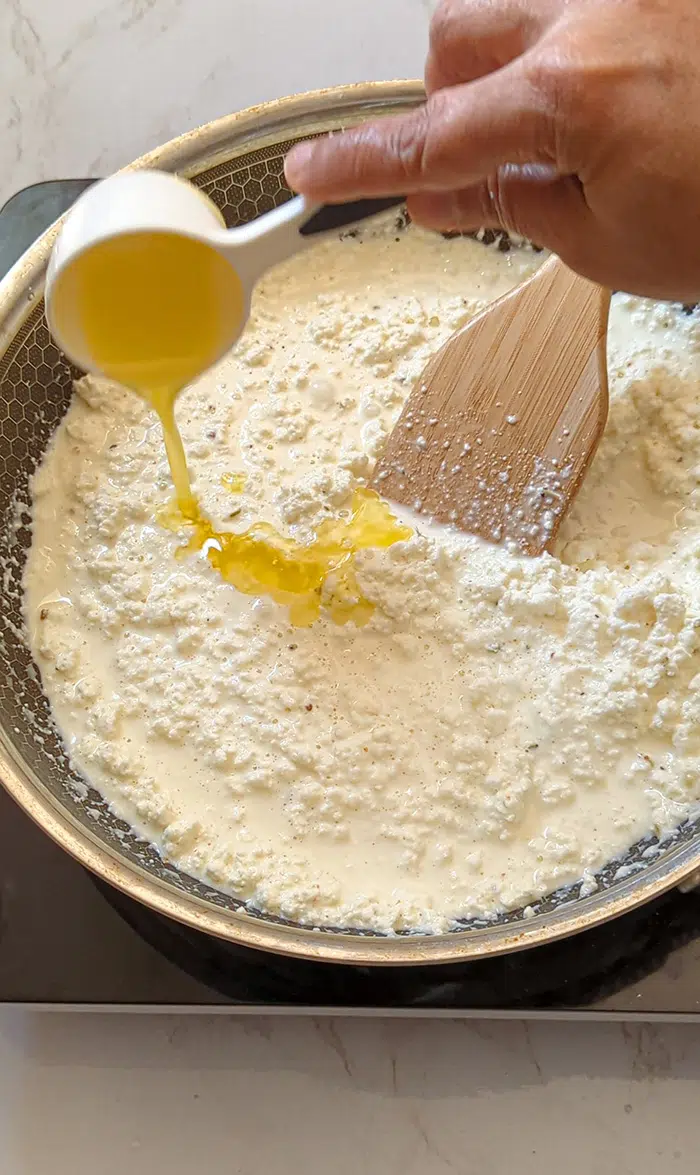 Add ghee