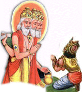 Narasimha avatar- Hiranyakashipu Narasimha avatar- Hiranyakashipu