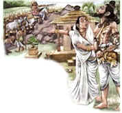 Parashurama Avatar - Parshuram and his mother